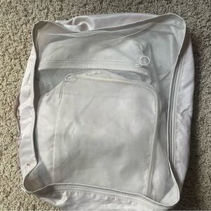 Beige Mesh Travel Packing Cube Set